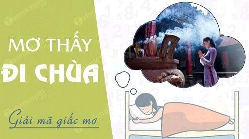 Mơ thấy đi chùa, vào chùa thắp hương