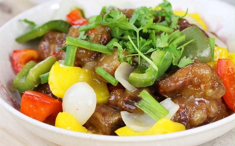 món sườn xào chua ngọt