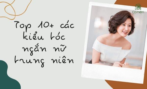 tóc ngắn nữ trung niên