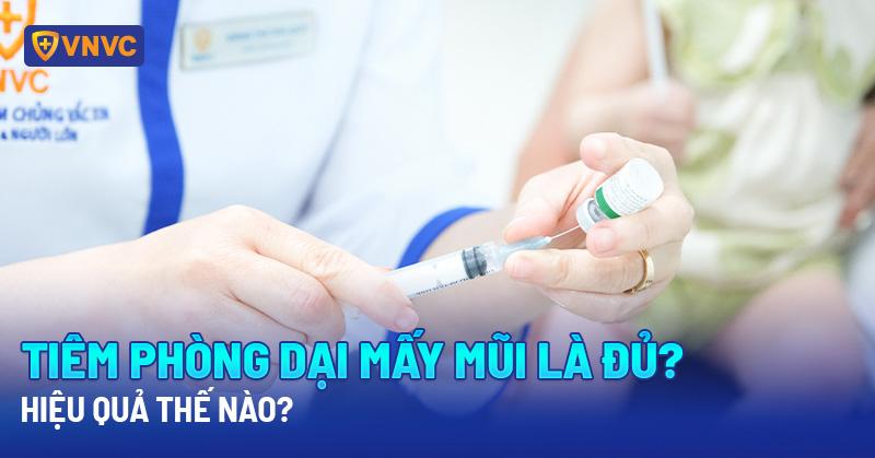 tiêm phòng dại mấy mũi