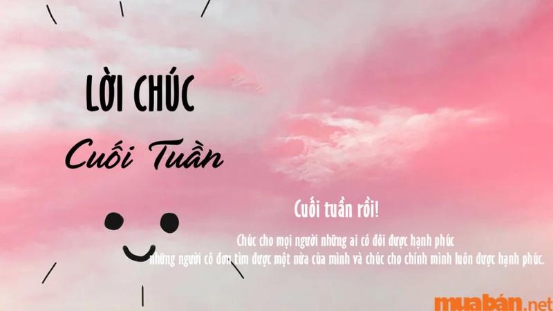 Lời chúc cuối tuần