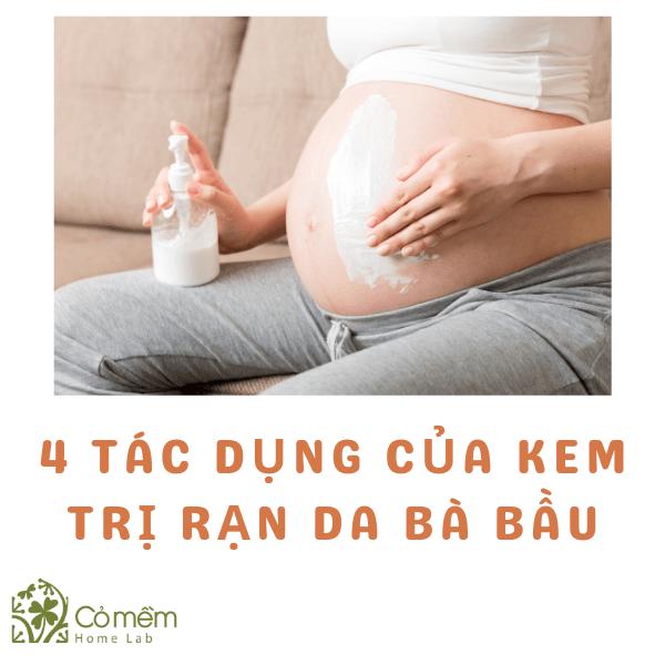 kem trị rạn da cho bà bầu