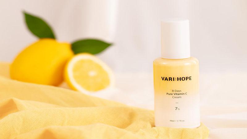 Kem dưỡng trắng da Varihope 8 Days Pure Vitamin C Cream 7%