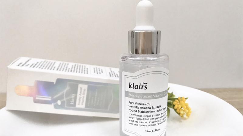 Tinh chất làm mờ thâm mụn Klairs Freshly Juiced Vitamin Drop Serum