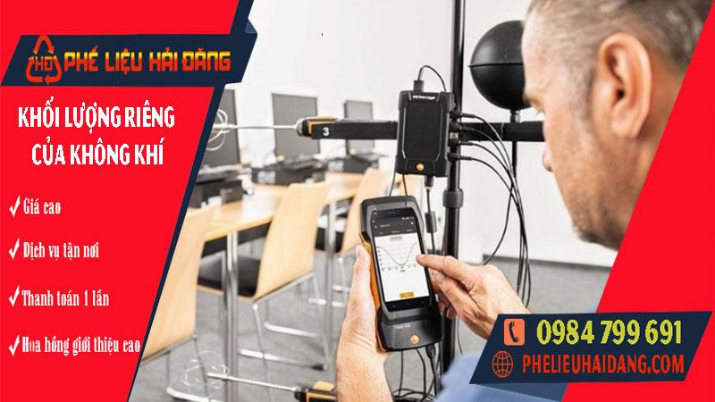 Khối Lượng Riêng Của Không Khí