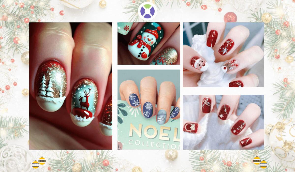 Mẫu nail noel đẹp cho lễ giáng sinh
