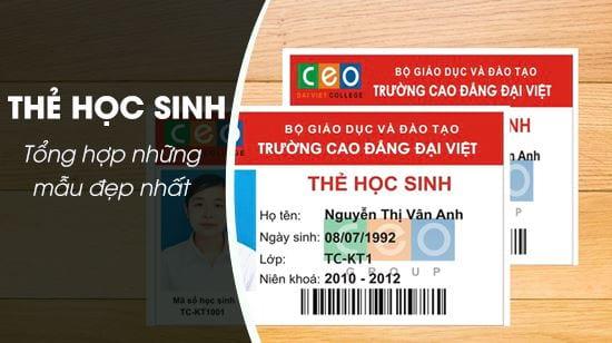 Bộ sưu tập thẻ học sinh tuyệt vời nhất