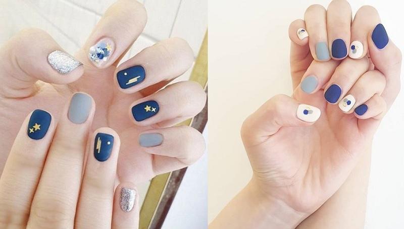 Một mẫu nail đơn giản cho móng ngắn trẻ trung