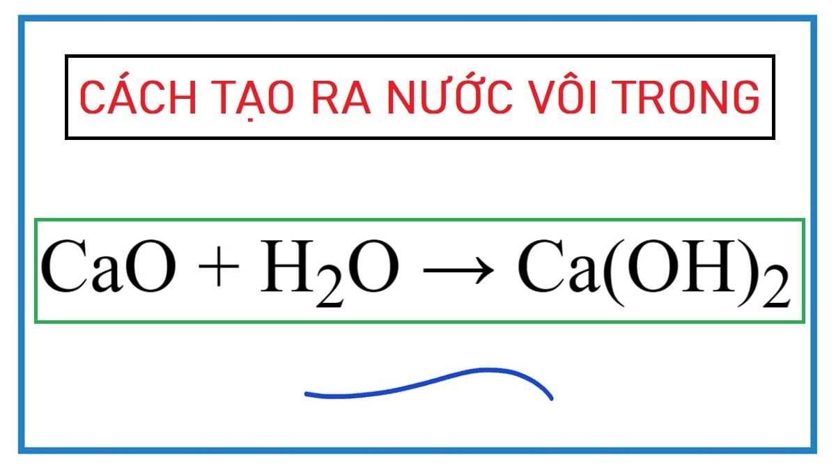 Nước vôi trong là gì?