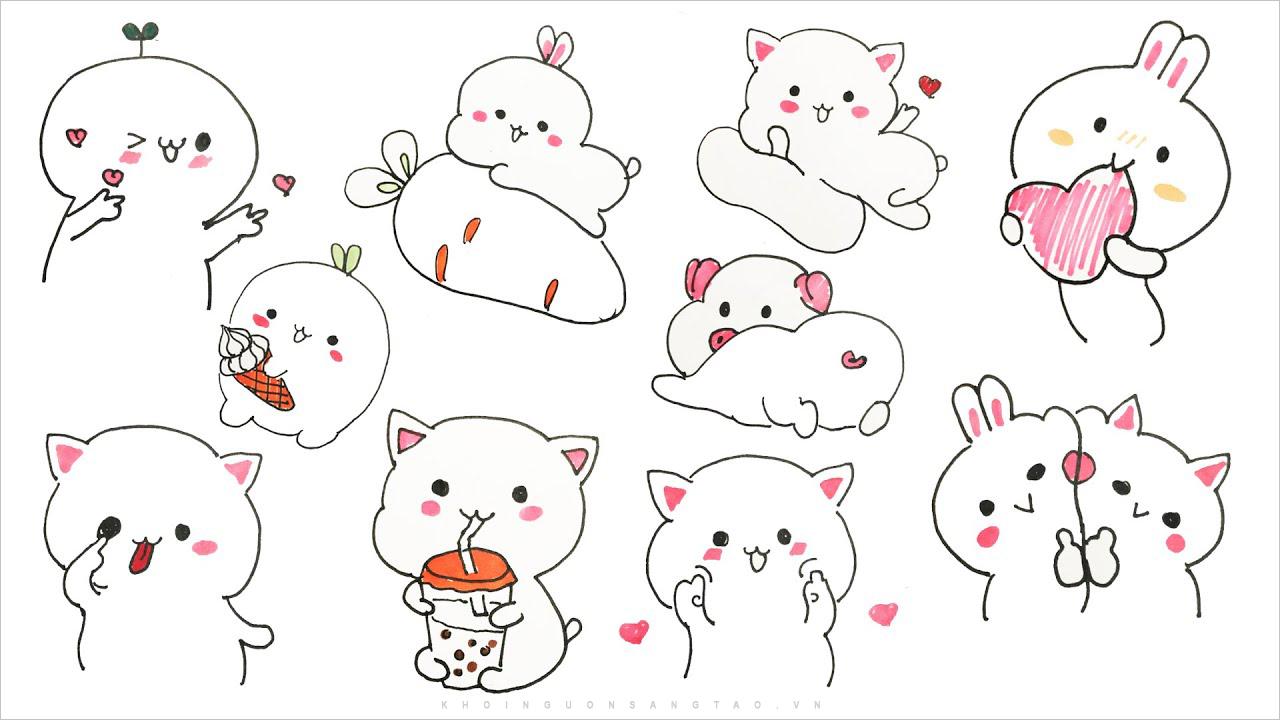 Hình vẽ Sticker Cute