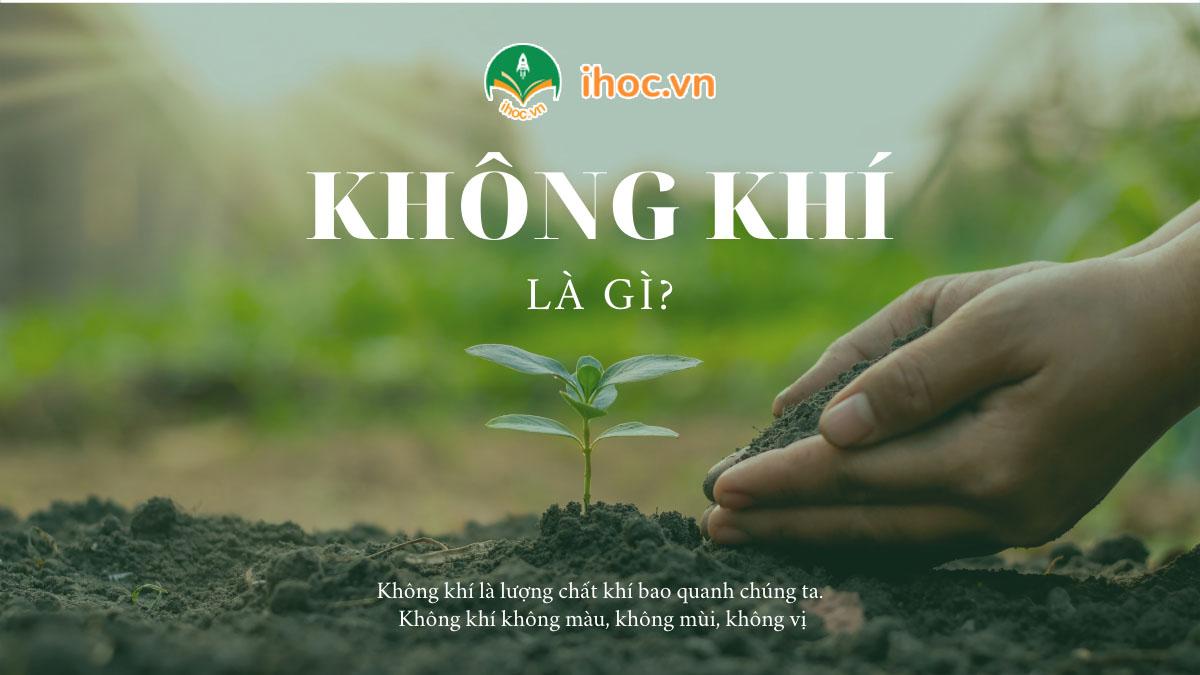 Không khí là gì?