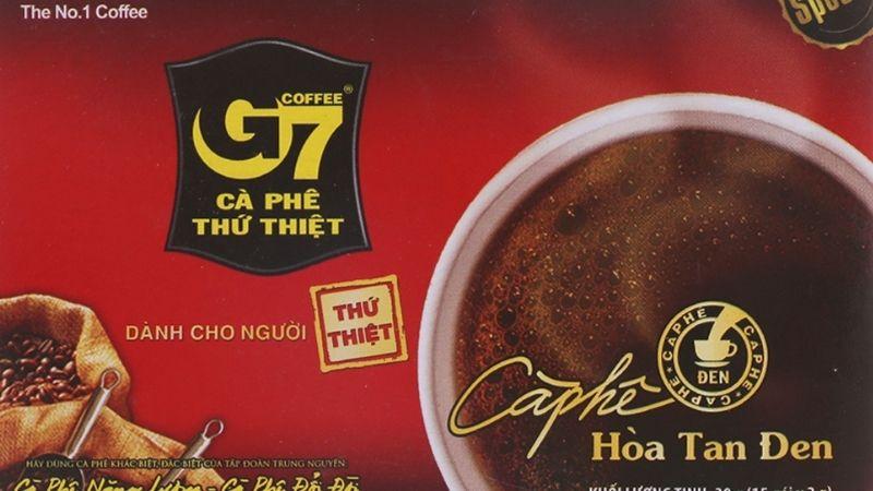 Một gói cafe G7 có bao nhiêu calo?