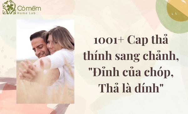 cap thả thính sang chảnh