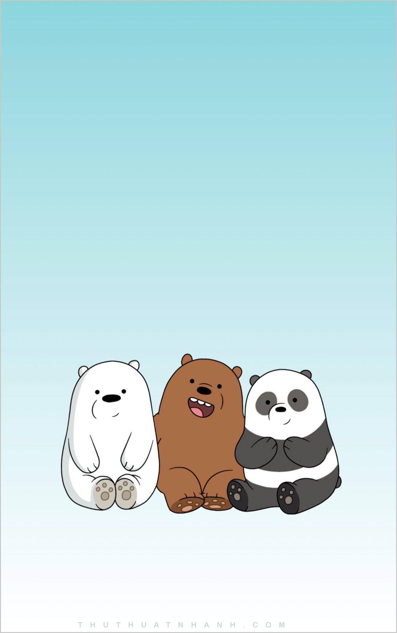 Hình Nền We Bare Bear, Ảnh We Bare Bear Ngầu, Cute, Đẹp