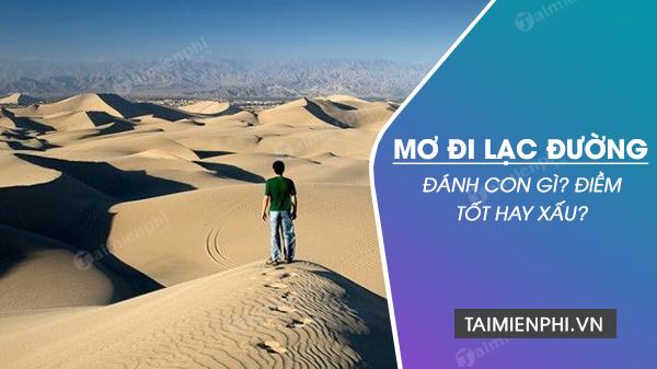 nam mo di lac duong danh con gi diem tot hay xau