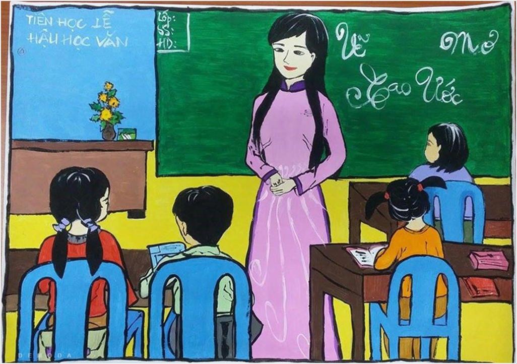 Vẽ tranh học tập