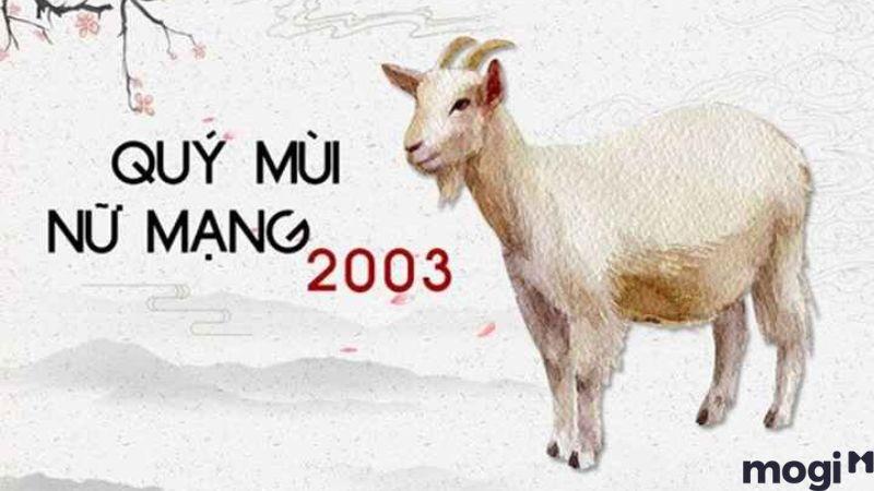 Mệnh cách nữ 2003