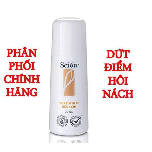 Lăn khử mùi Scion Pure White Roll on Nuskin - đặc trị hôi nách, hôi chân & trắng da vùng dưới cánh tay