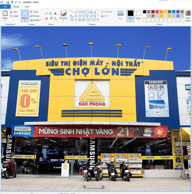 phần mềm chỉnh sửa ảnh trên máy tính Paint