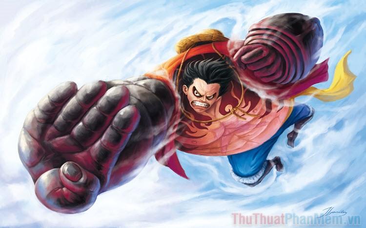 Hình ảnh Luffy Gear 4 đẹp nhất