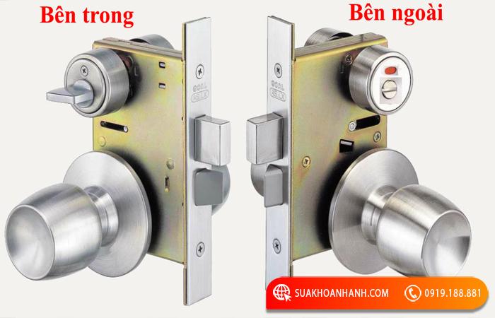 Cách mở khóa cửa phòng nắm tròn