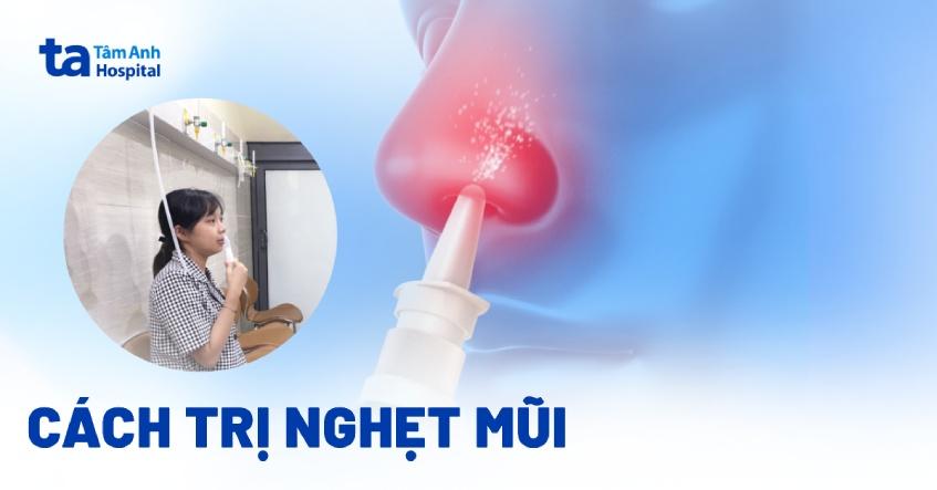 cách trị nghẹt mũi