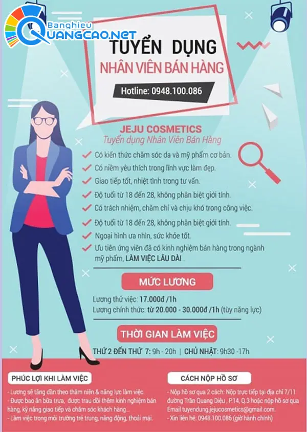 Poster tuyển dụng