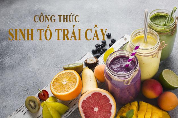 Công thức pha chế sinh tố