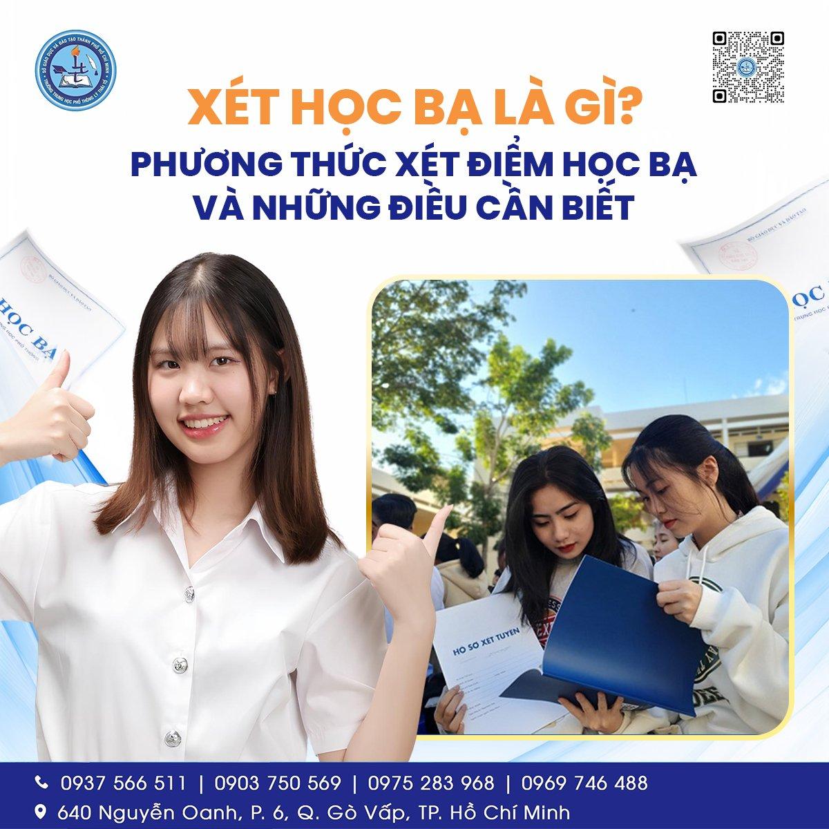 Phương thức xét điểm học bạ và những điều cần biết