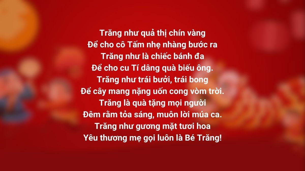 Thơ Tết Trung thu