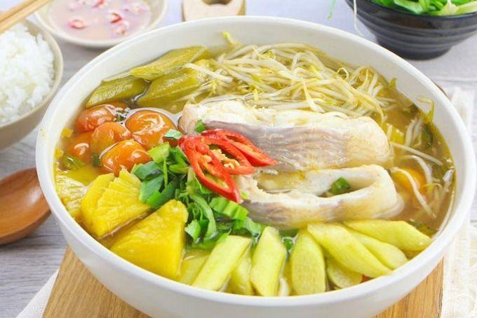 Cách nấu canh chua cá diêu hồng ngon