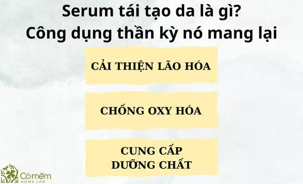 serum tái tạo da