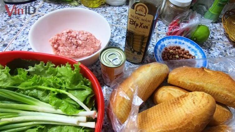 Nguyên liệu chính làm bánh mì hấp nước dừa