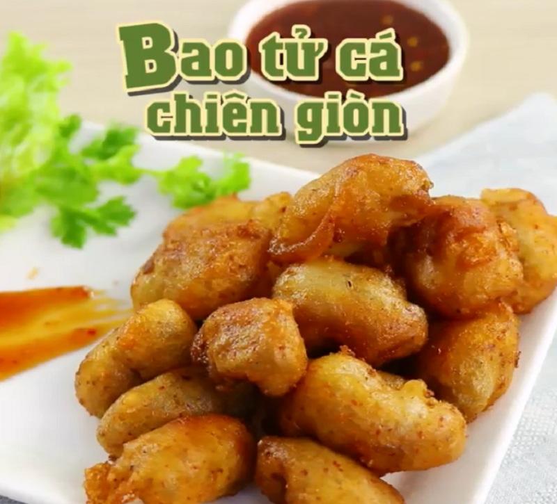 Bao tử cá basa chiên giòn