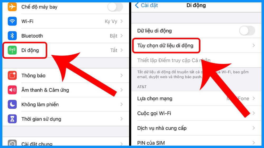 Cách bật 4G trên iPhone Cách bật 4G trên Samsung