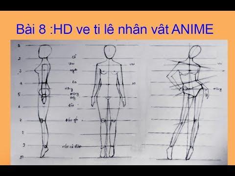 Giới Thiệu Về Tỉ Lệ Vẽ Người Anime