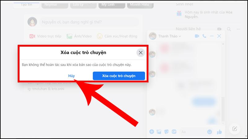 khôi phục tin nhắn đã xóa trên Messenger