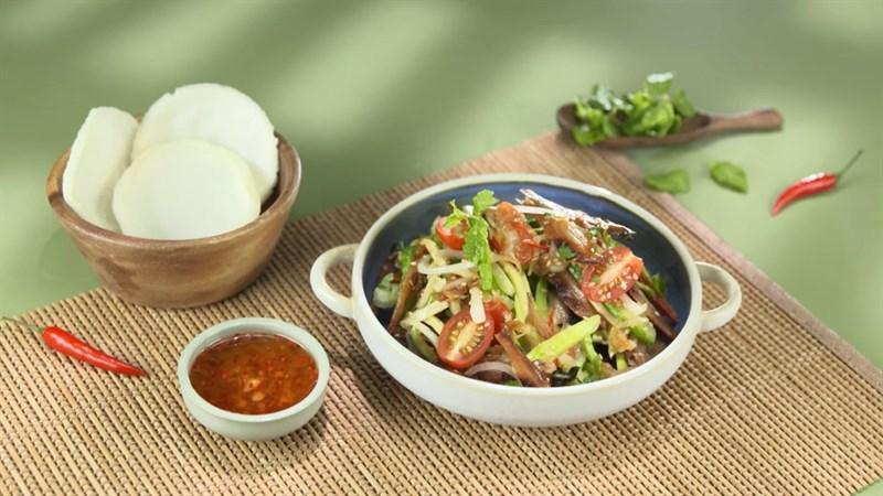 Cá cơm khô rim thịt