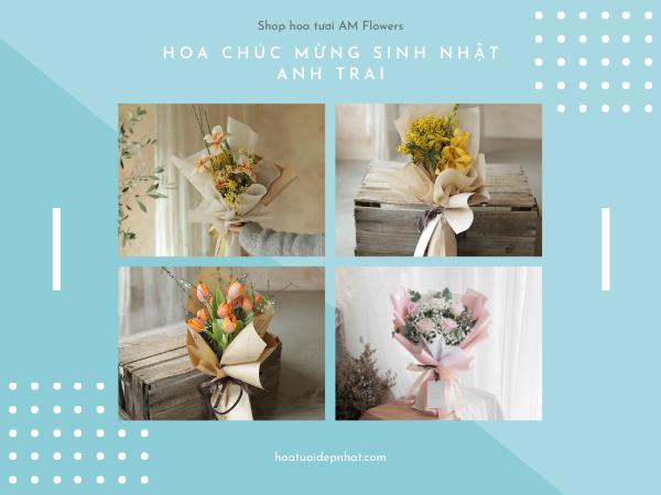 hoa mừng sinh nhật anh trai