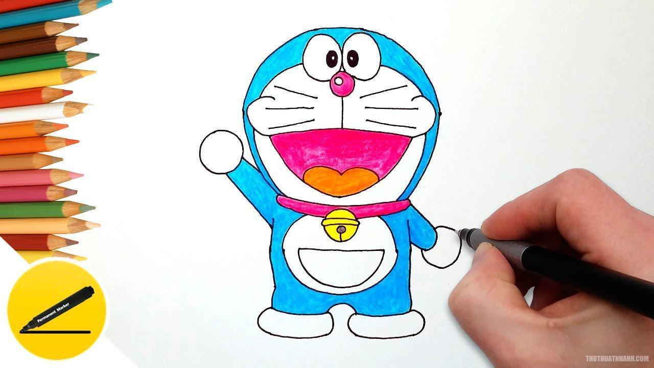 Hình vẽ doraemon chi tiết