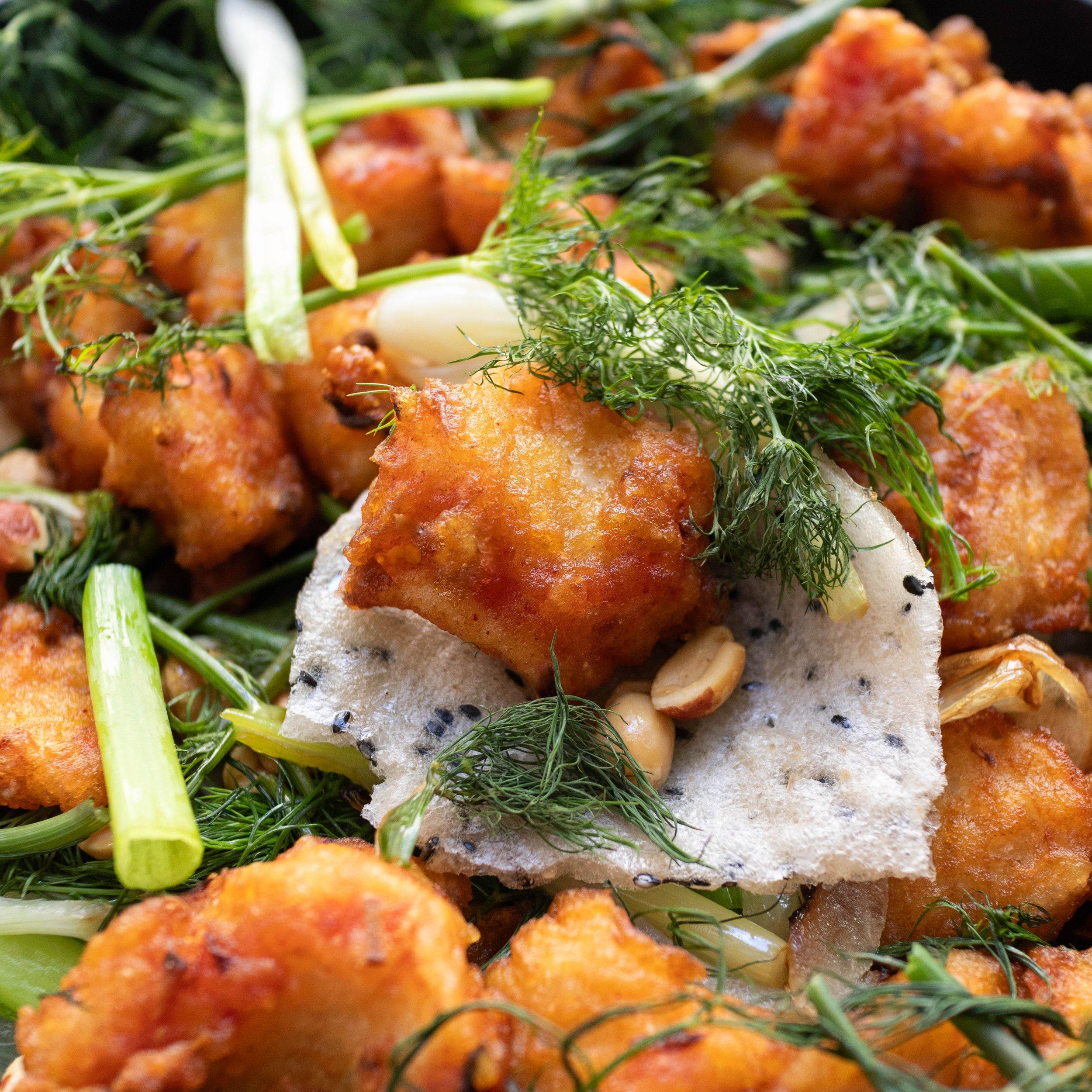 Hanoi Fried Fish with Turmeric and Dill (Chả Cá Lã Vọng)