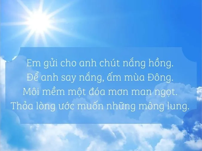 Top 30+ bài thơ hay về Nắng 1