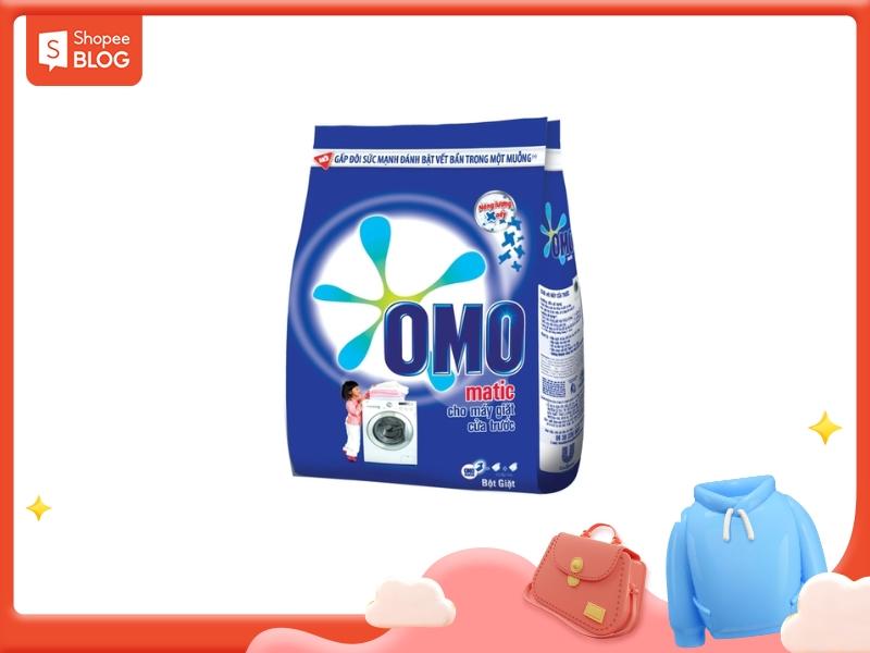 bột giặt omo matic cửa trước