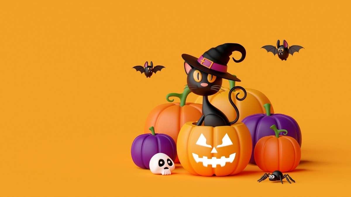 Hình nền Halloween dễ thương, cute cho máy tính