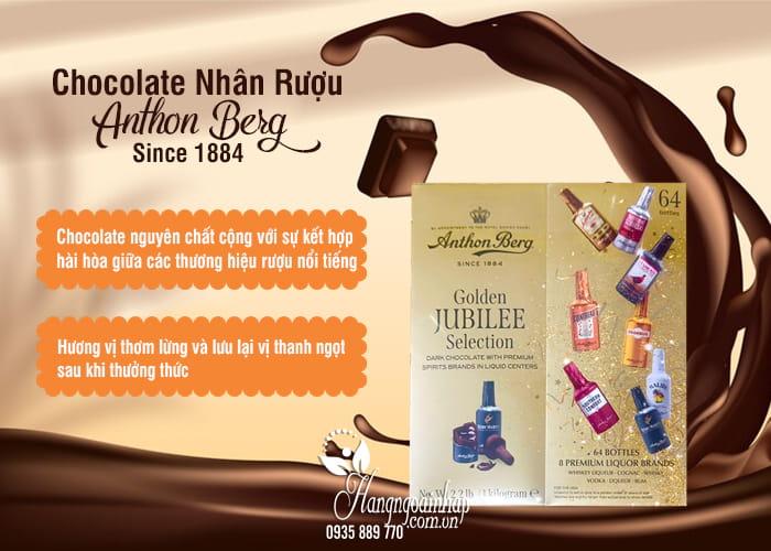 Chocolate Nhân Rượu 64 Chai Anthon Berg Since 1884 của Mỹ 34