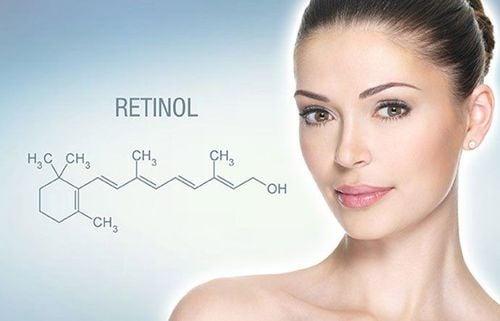 Retinol giúp trẻ hóa làn da và cải thiện màu da