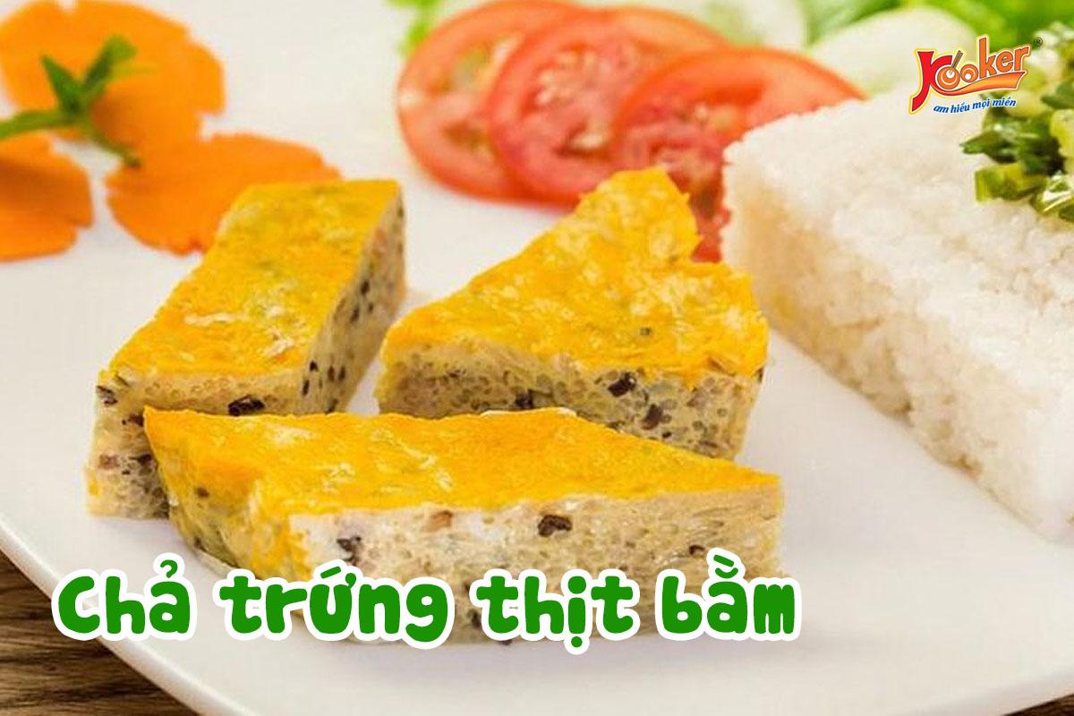 chả trứng thịt bằm