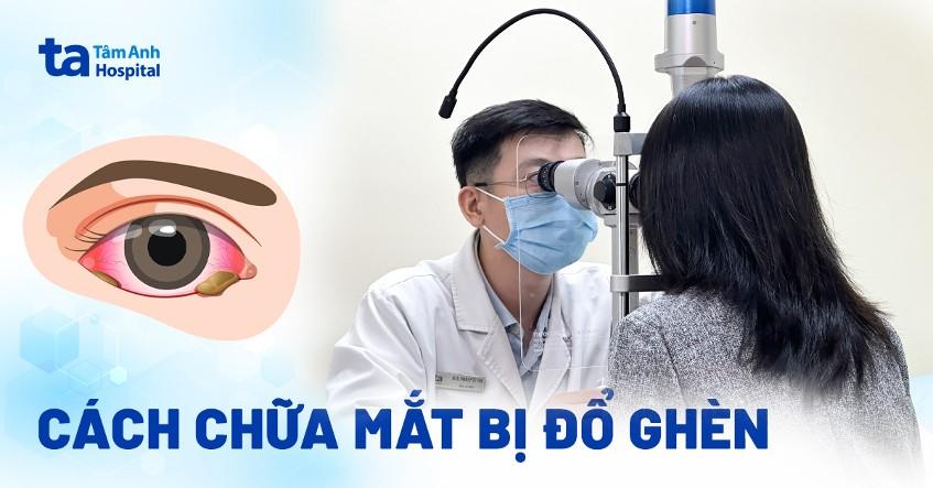 cách chữa mắt bị đổ ghèn ở người lớn