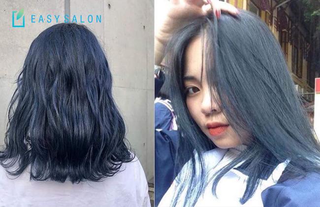 toc nhuom mau xanh den co nhuom mau khac duoc khong