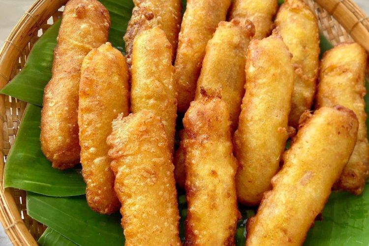 Cách làm chuối chiên bằng bột gạo